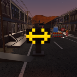 Light-up Arrow Sign for construction