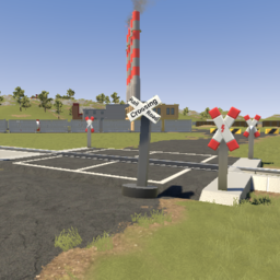 USA Railroad Crossing (No Lights)