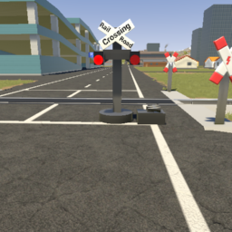 USA Railroad Crossing