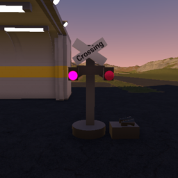 Old USA Railroad Crossing