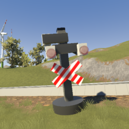 Madagascar Railway Crossing