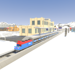 Metra Passenger Train with Horn and more Acurate Cab Car