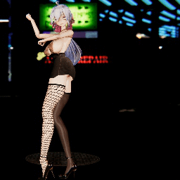 109.short hair haku dildo