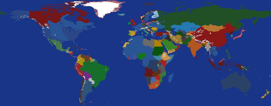 World Map 2025 (But France...