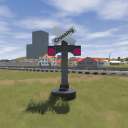 Old USA Railroad Crossing V2