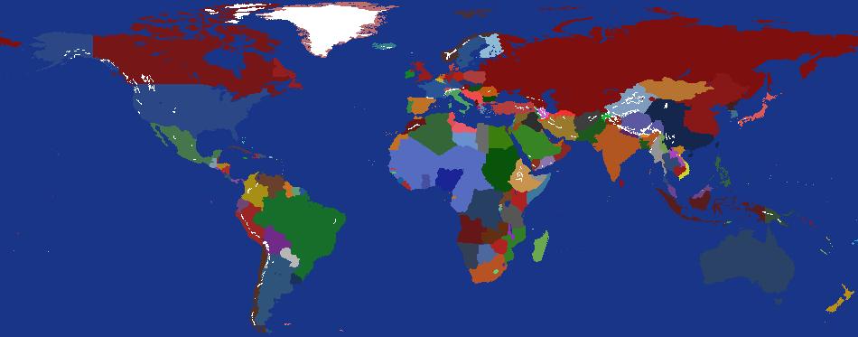World Map 1949 v.4 (WIP) + With Flags