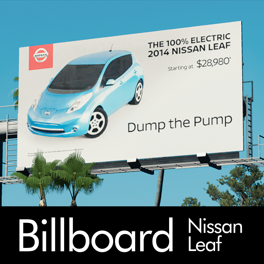Billboard Nissan Leaf