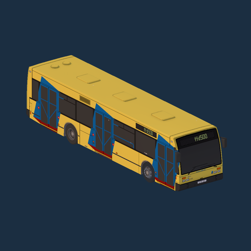 VanHool A300 3D STIB 1991 - FIX