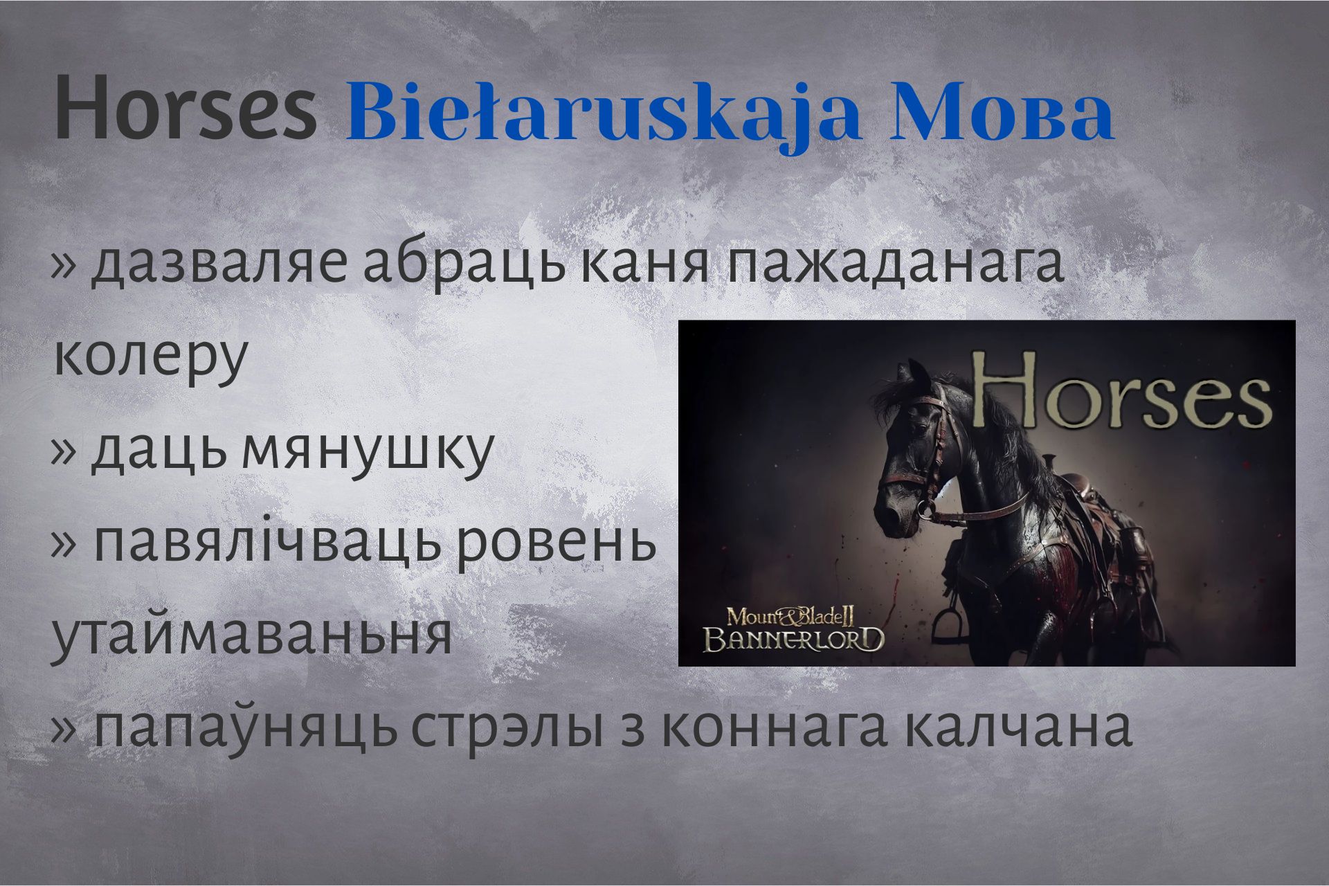 Belarusian Horses