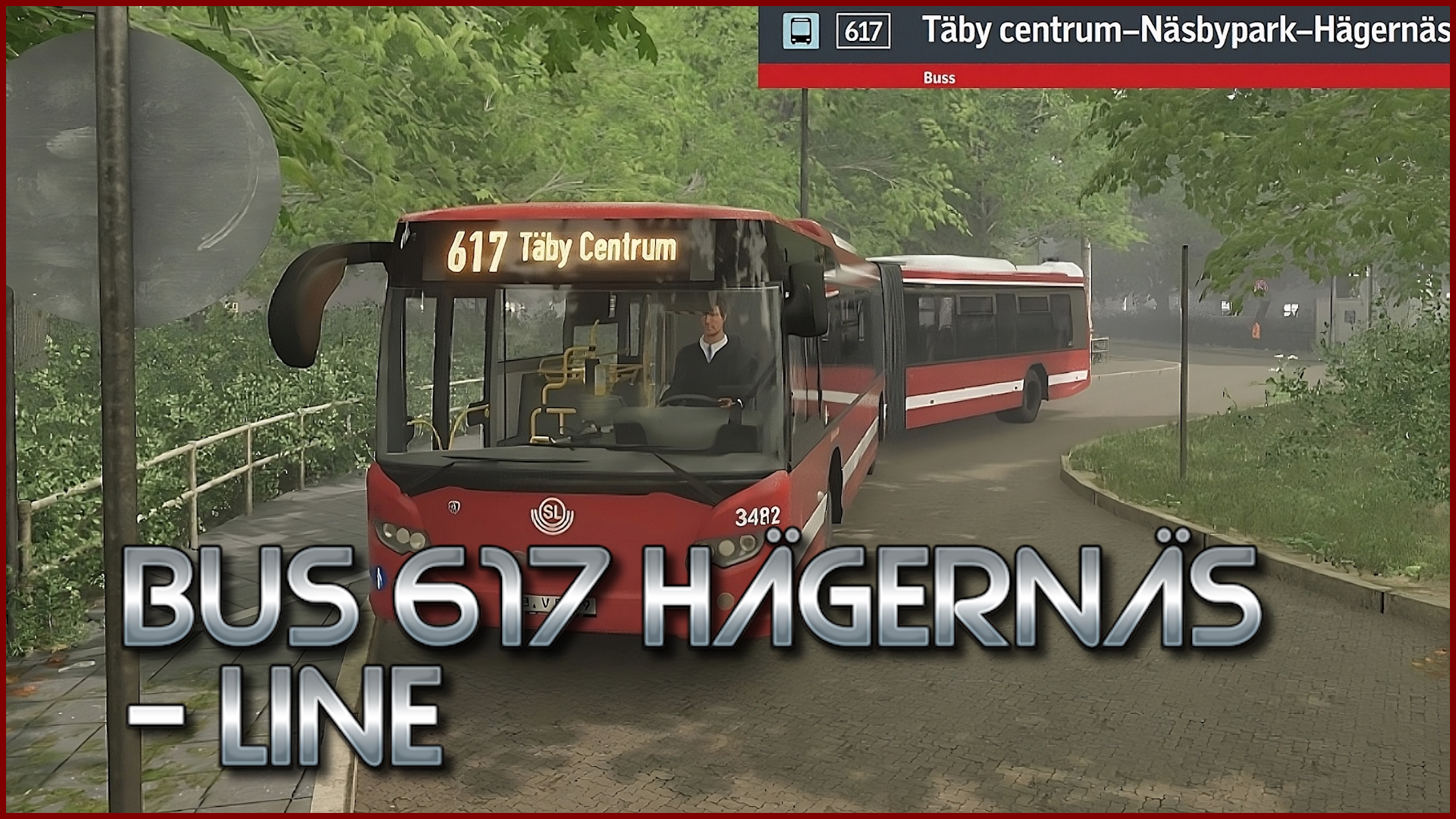 SL Bus 617 - Hägernäs Line
