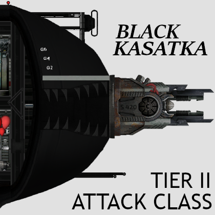 Black Kasatka (Tier II Attack Class Sub) – Barotrauma Mod