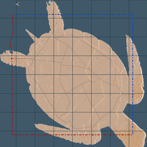 Turtle Island Desert (with roads) preview
