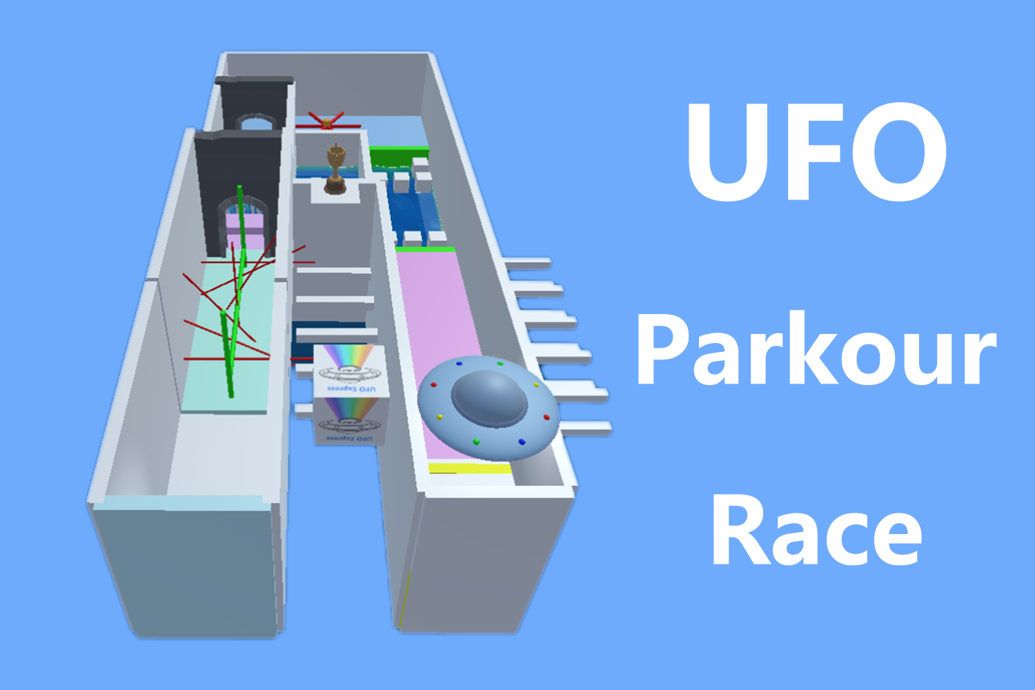 An UFO Parkour