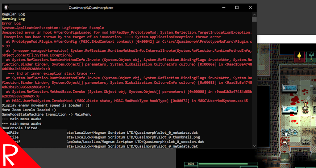 Unity External Log