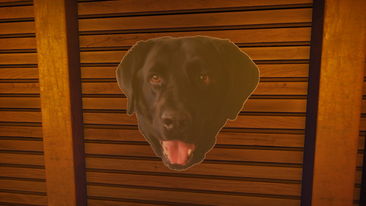 Riddick the Dog - Head Decal