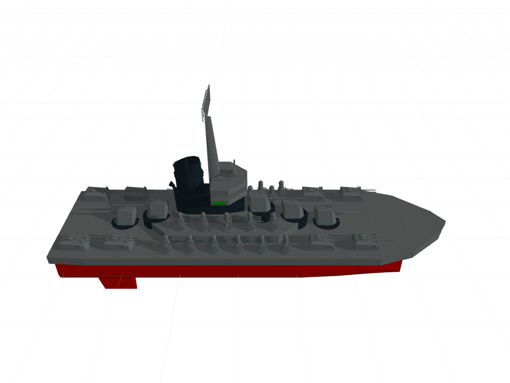Anti-Aircraft Catamaran Modern