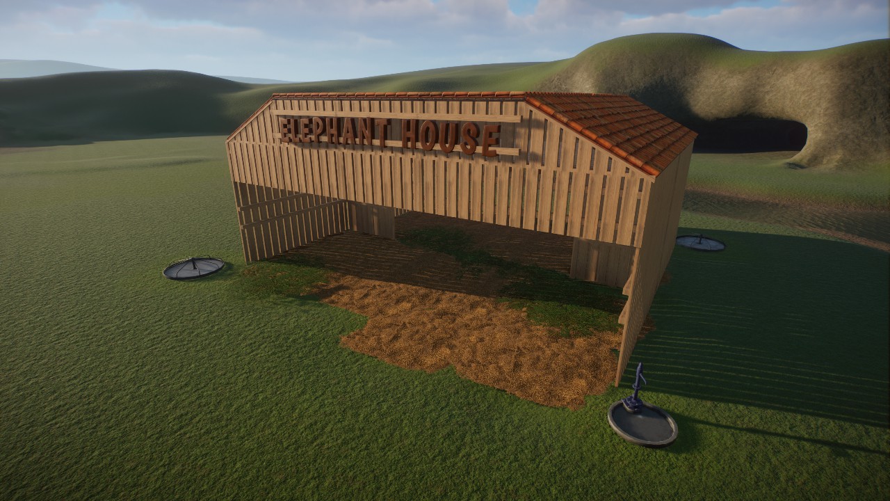 Double Sided Elephant House