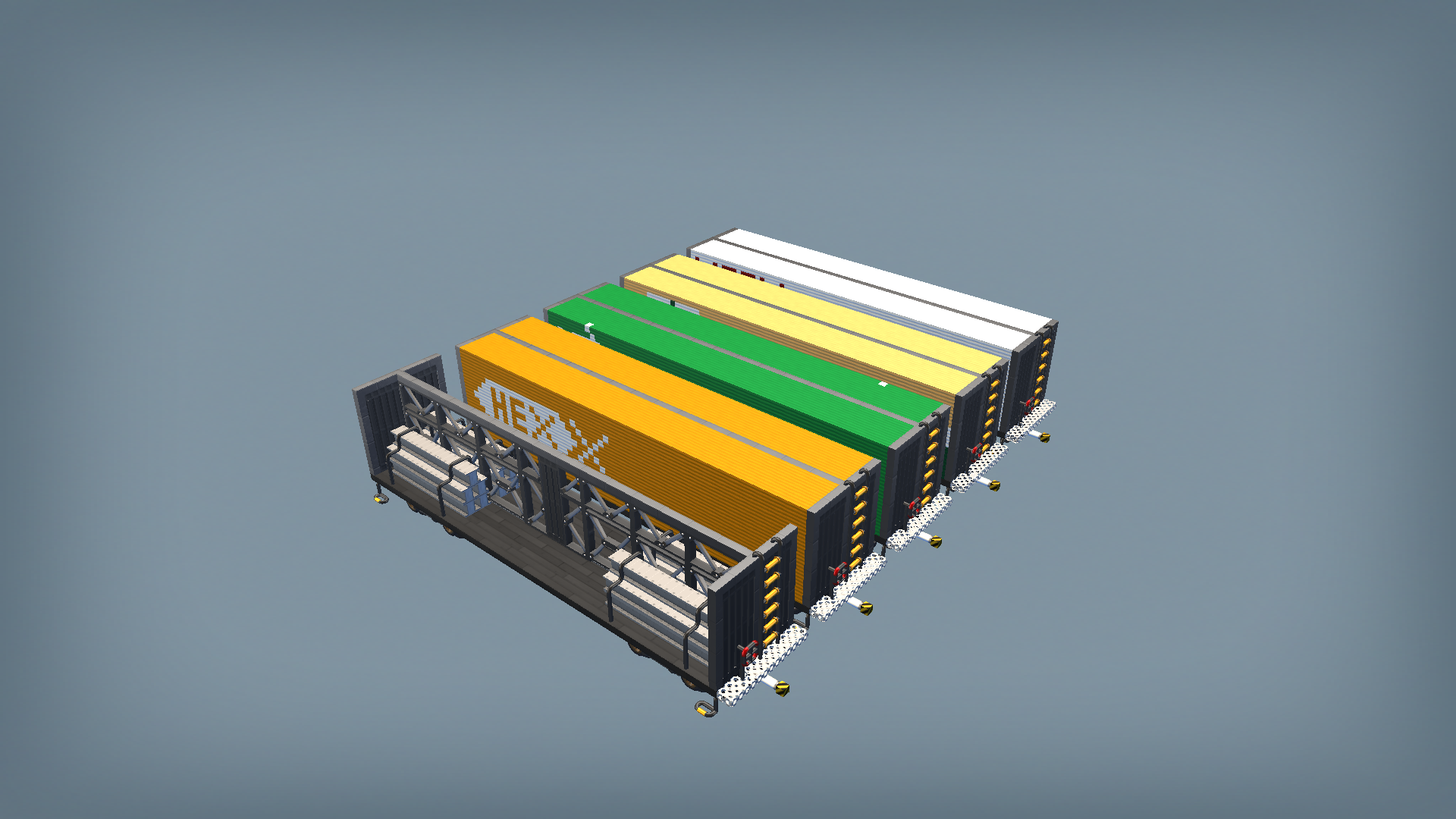 Centerbeam Flatcar Loads Pack