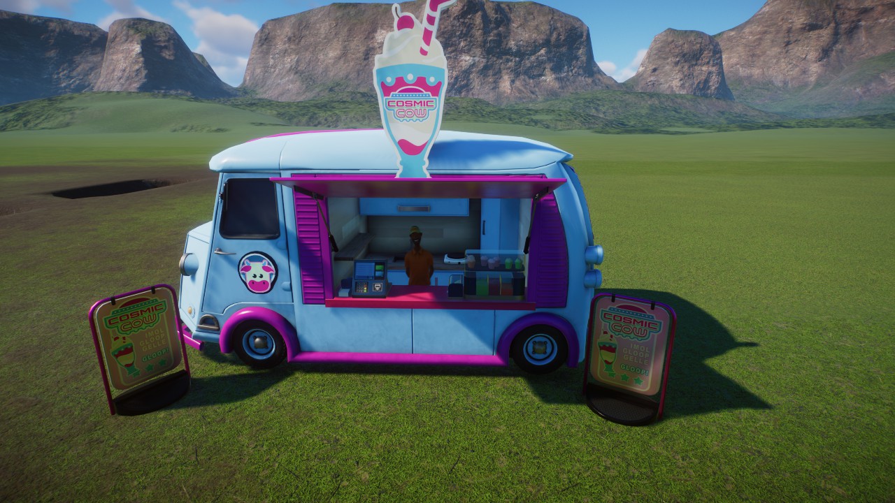 Urban Zoo 12 Cosmic Cow MilkShakes Truck