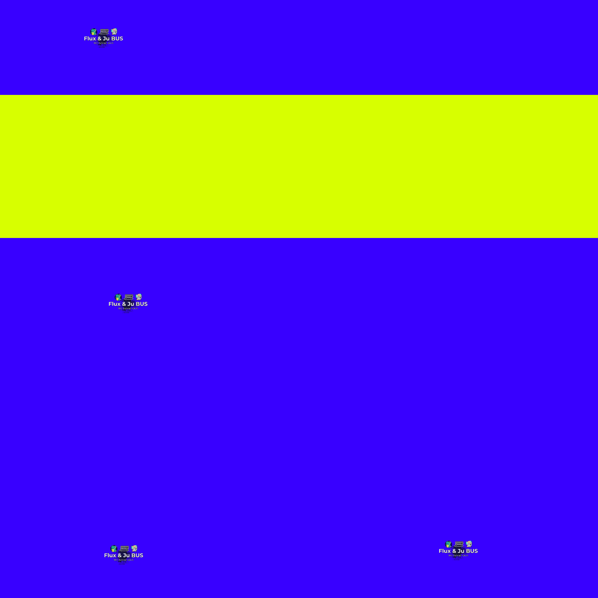 Flux&JU Bus Blau