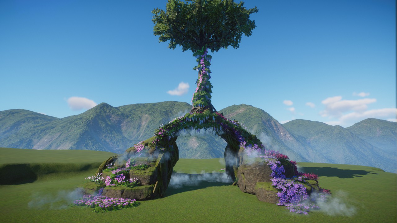 ENCANTO - Raised Flower Arch with Tree