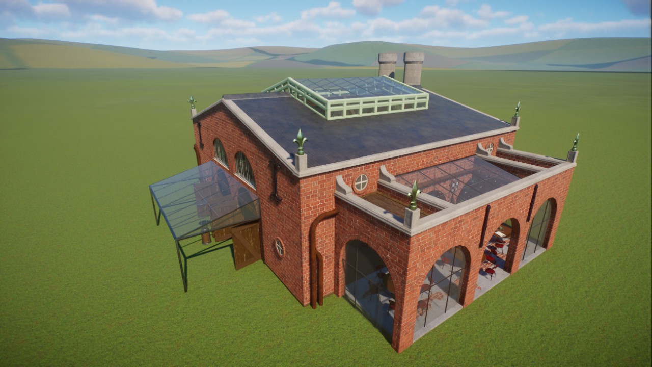 Old factory restaurant