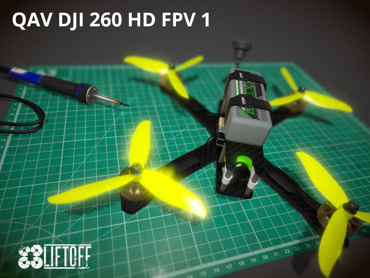 QAV DJI 260 HD FPV