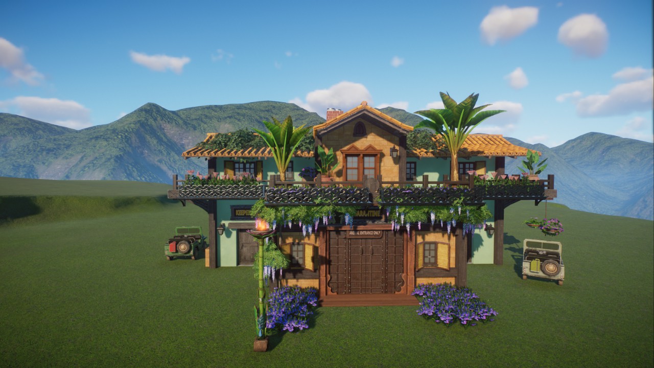 ENCANTO - South American Quarantine, Keeper Hut, and Workshop