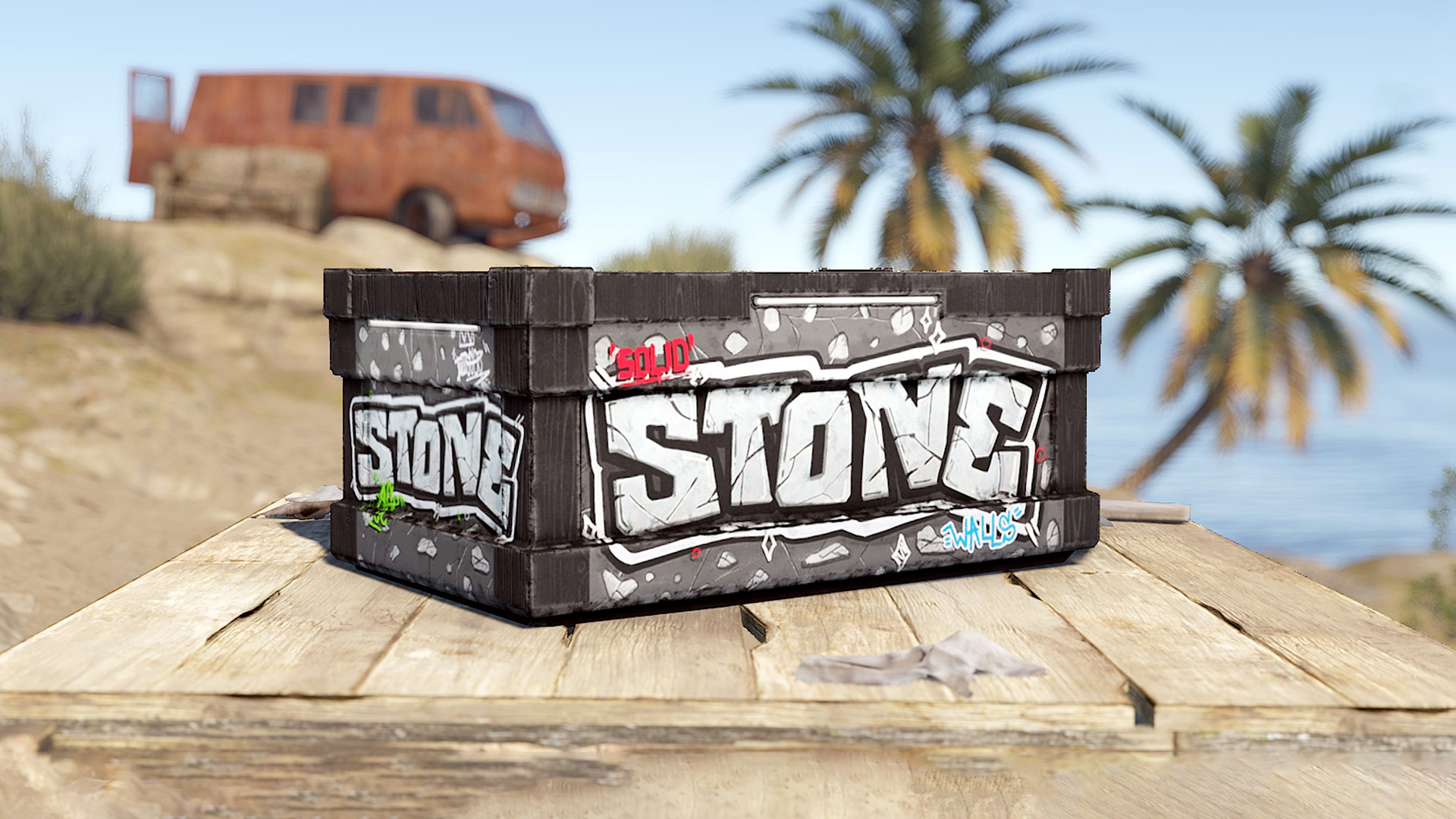 Graffiti Stone Storage