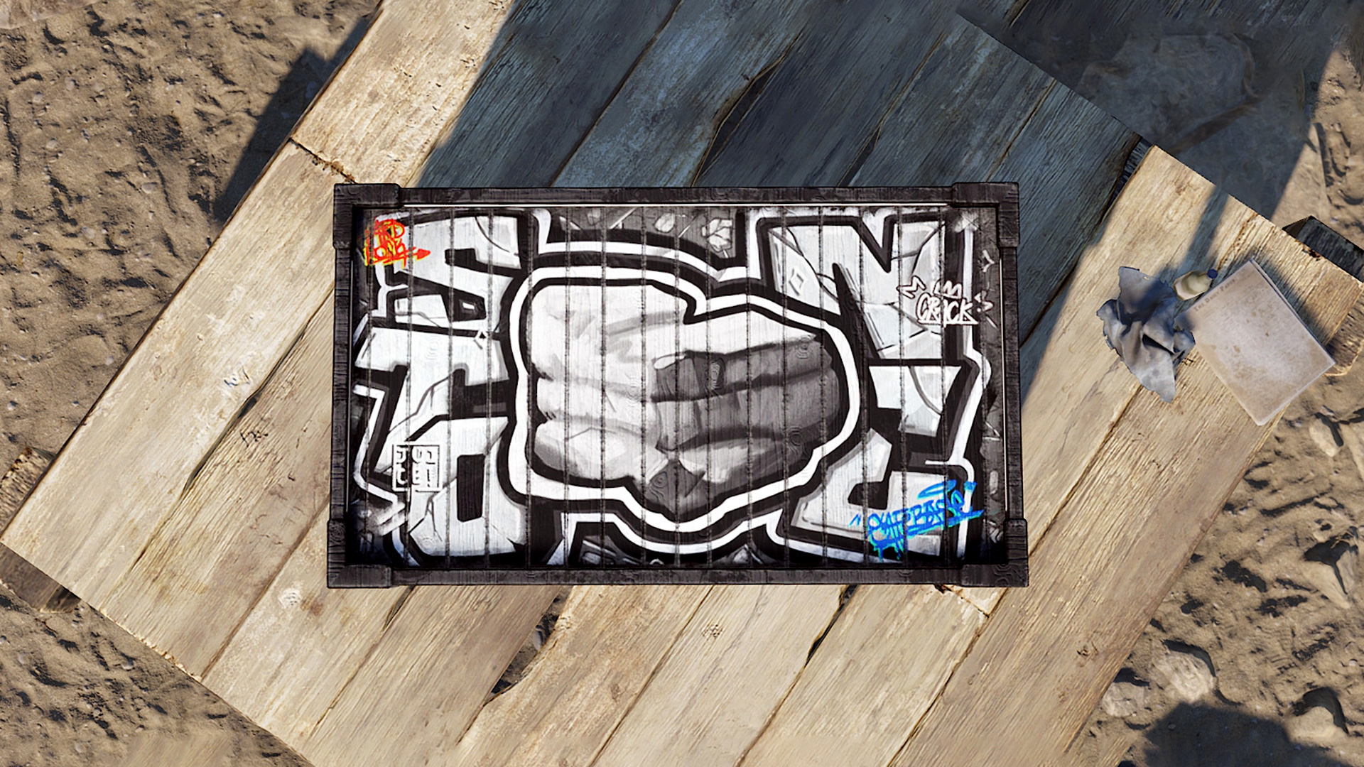 Graffiti Stone Storage