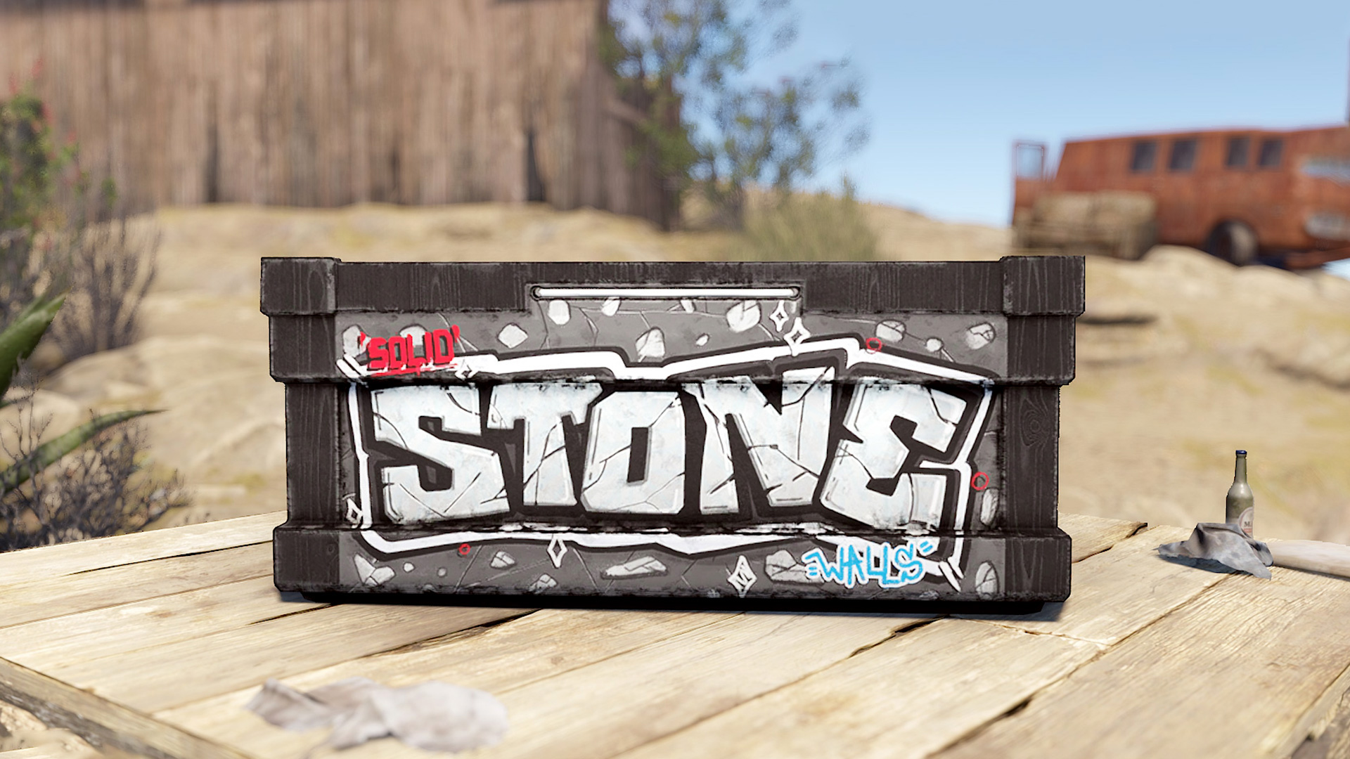 Graffiti Stone Storage