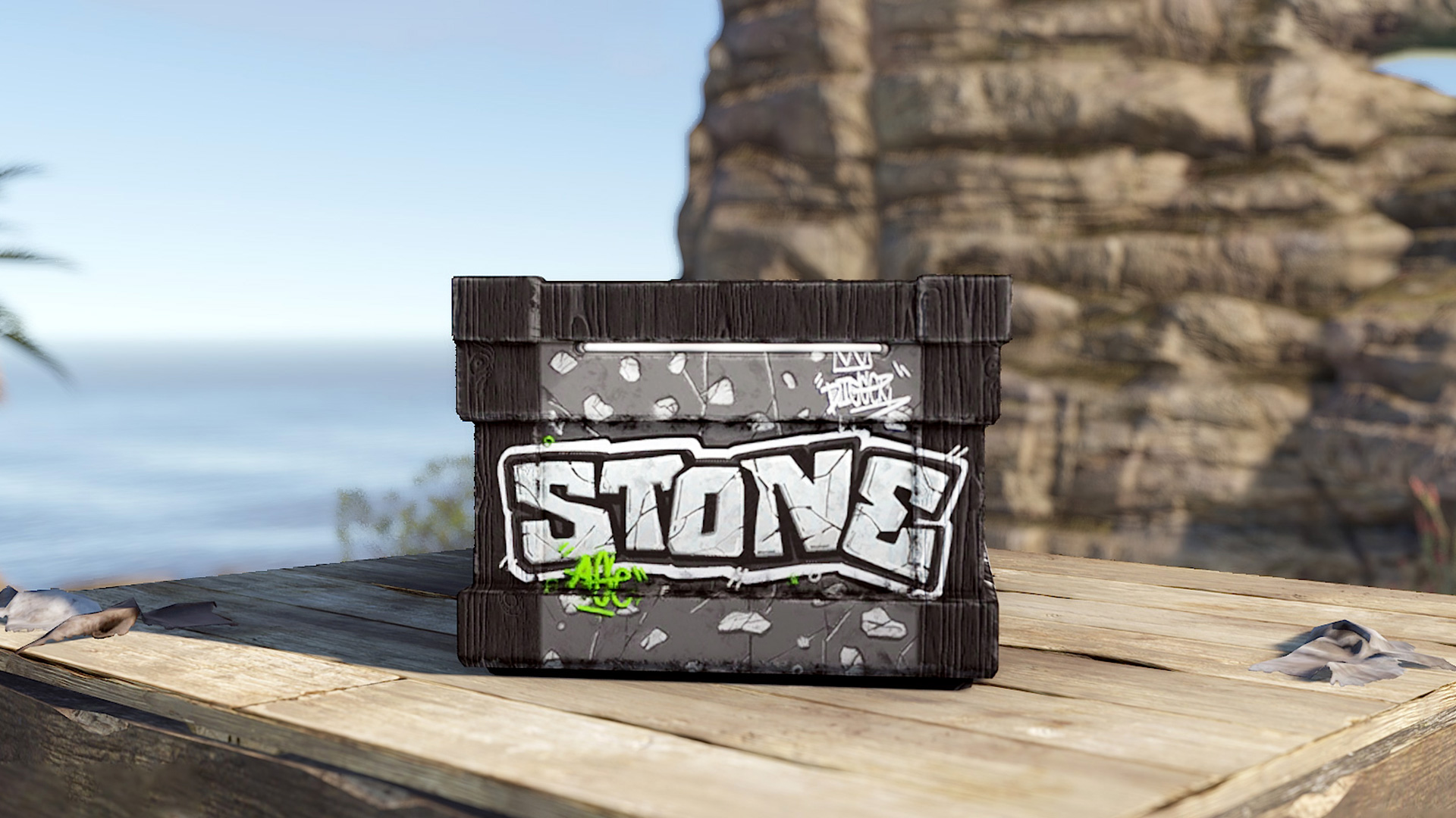 Graffiti Stone Storage