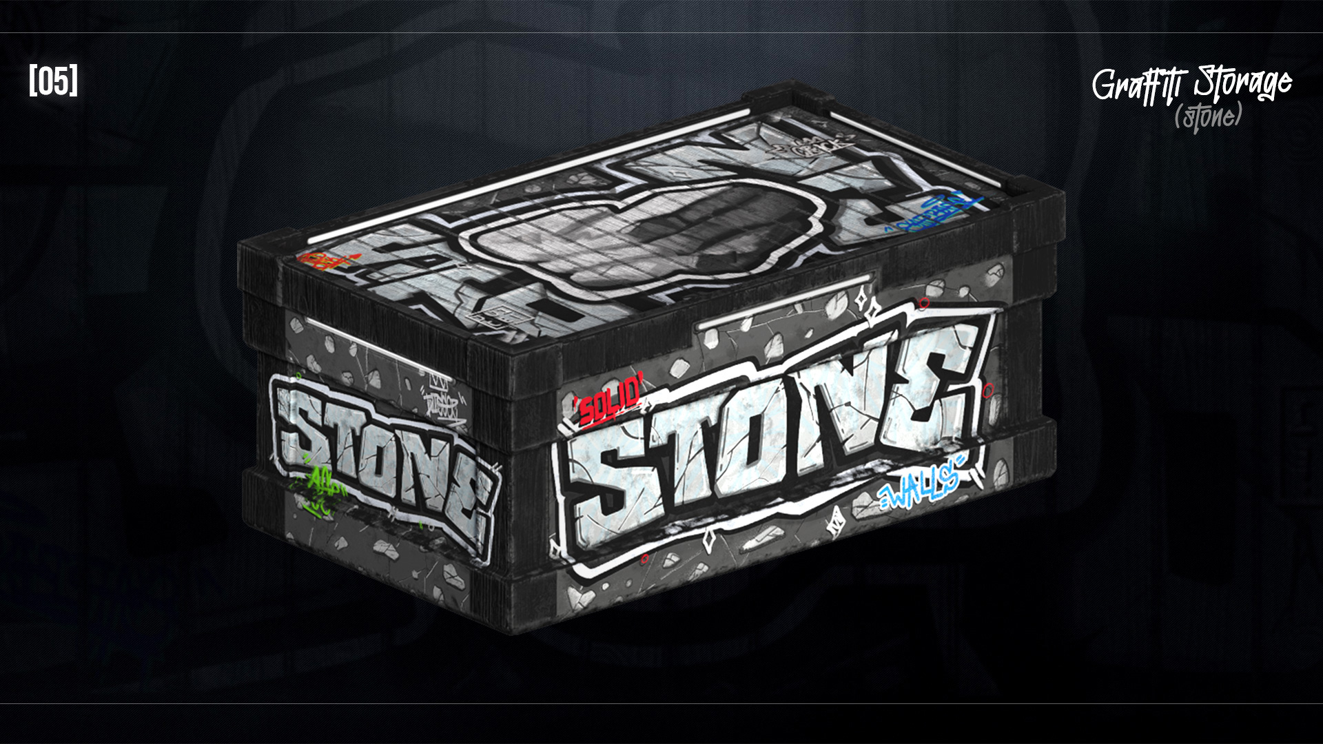 Graffiti Stone Storage