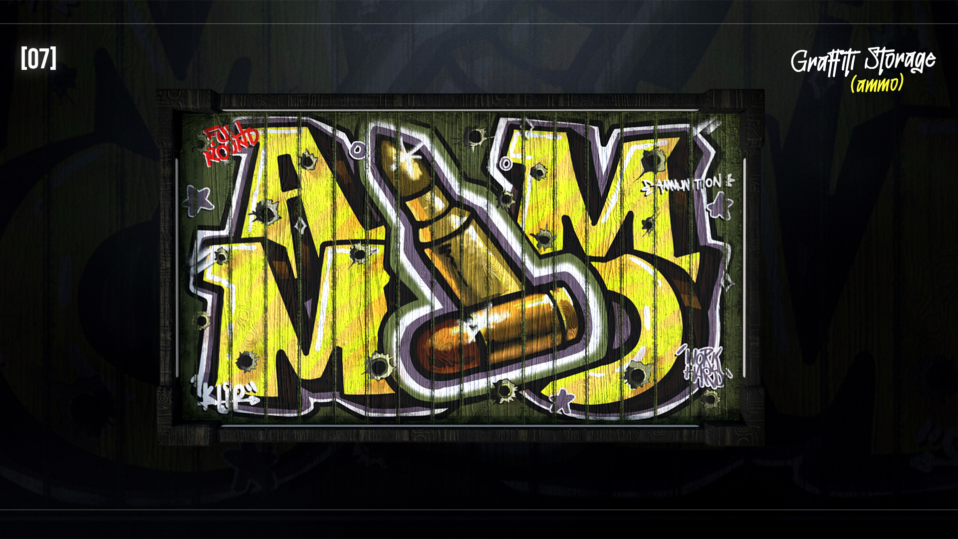 Graffiti Ammo Storage