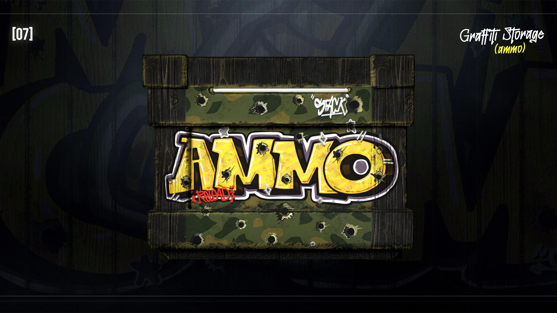 Graffiti Ammo Storage
