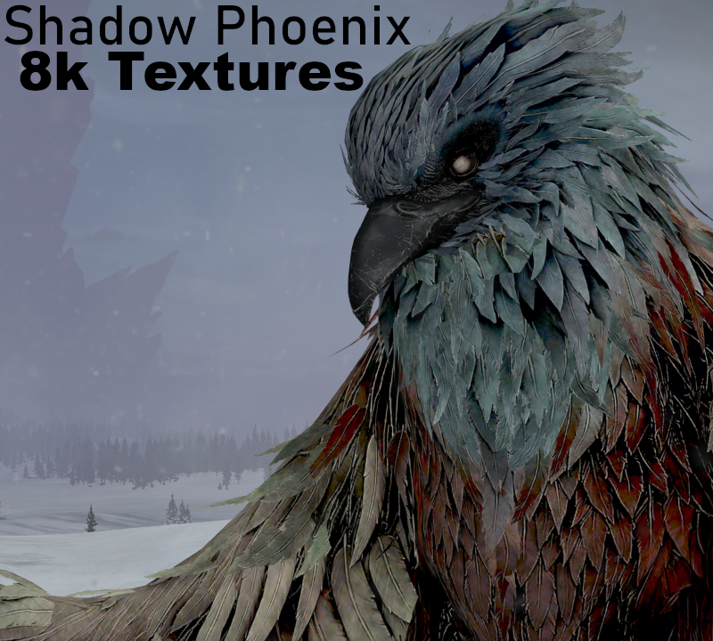 Shadow Phoenixes - 8K Textures