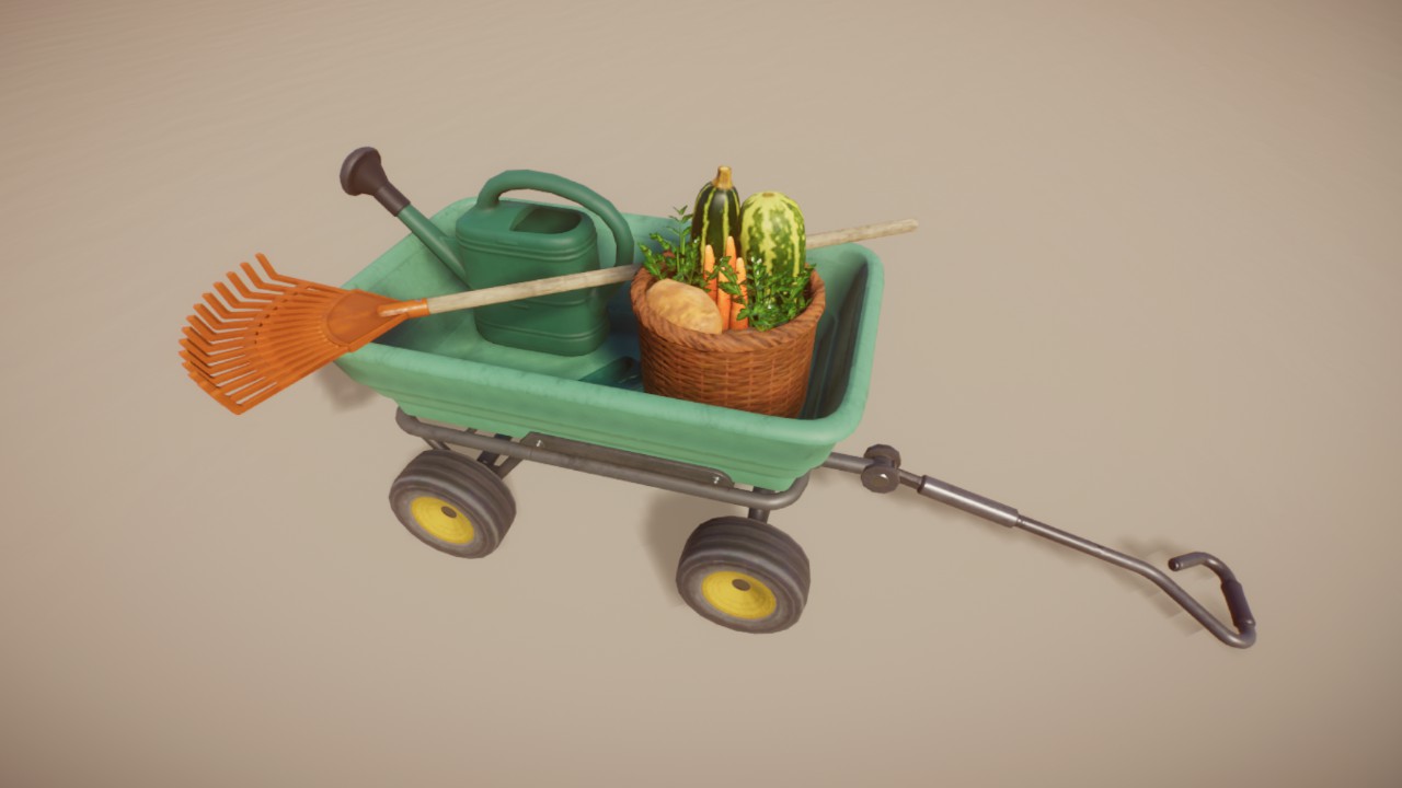 Prop - Garden Cart 01