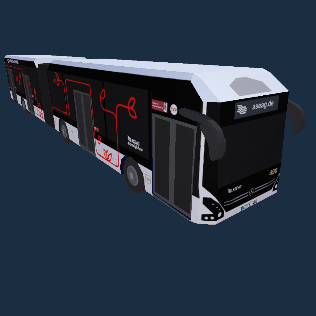 ASEAG Gelenkbus (Soll E-Bus darstellen)