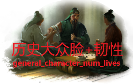 Original historical characters +1 toughness