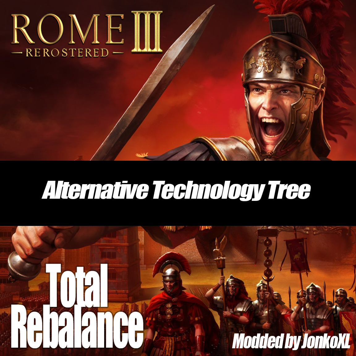 Alternative Tech Tree for Ranged Units in Total Rebalance: Rome Rerostered III