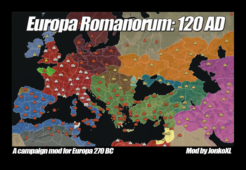 Europa Romanorum 120 AD - Campaign for Europe 270 BC