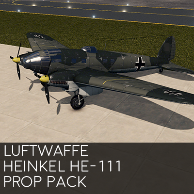 Luftwaffe Heinkell HE-111 prop pack