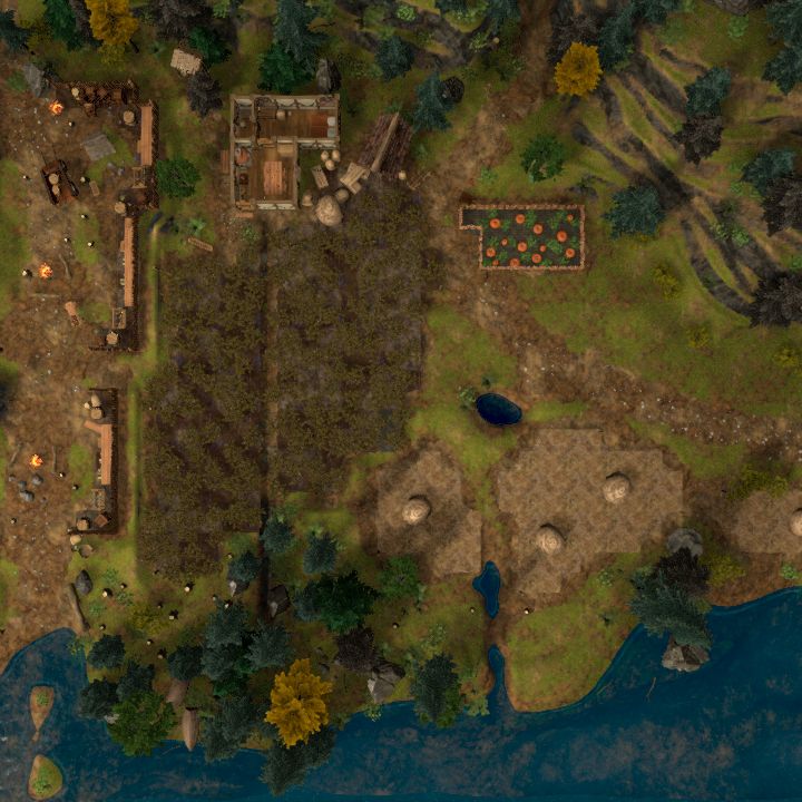 Riverside Battlefield Section - dawn