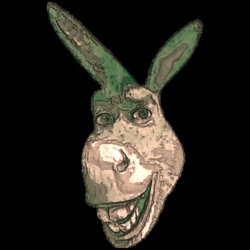 Donkey get out of me swamp!