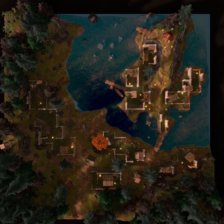 Lakeside Ruins - refugee camp