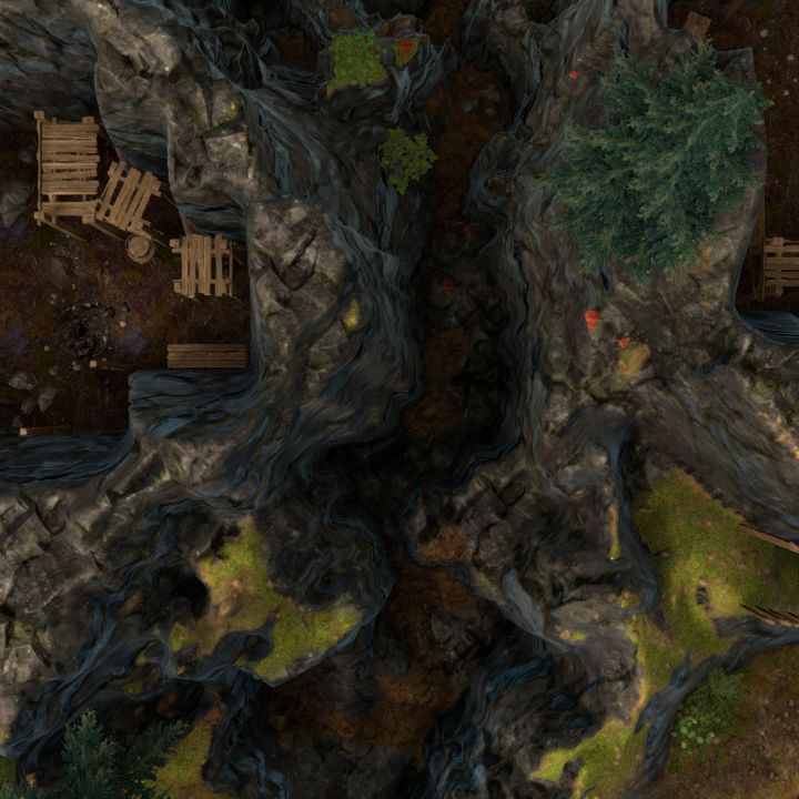 Mason's gully - quarry in a ravine