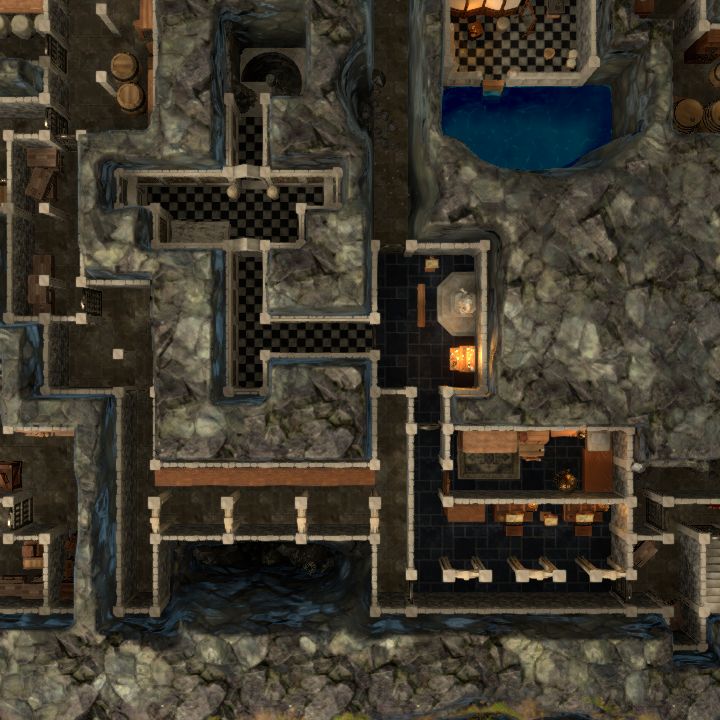 Castle in the Hills - 1st underground level