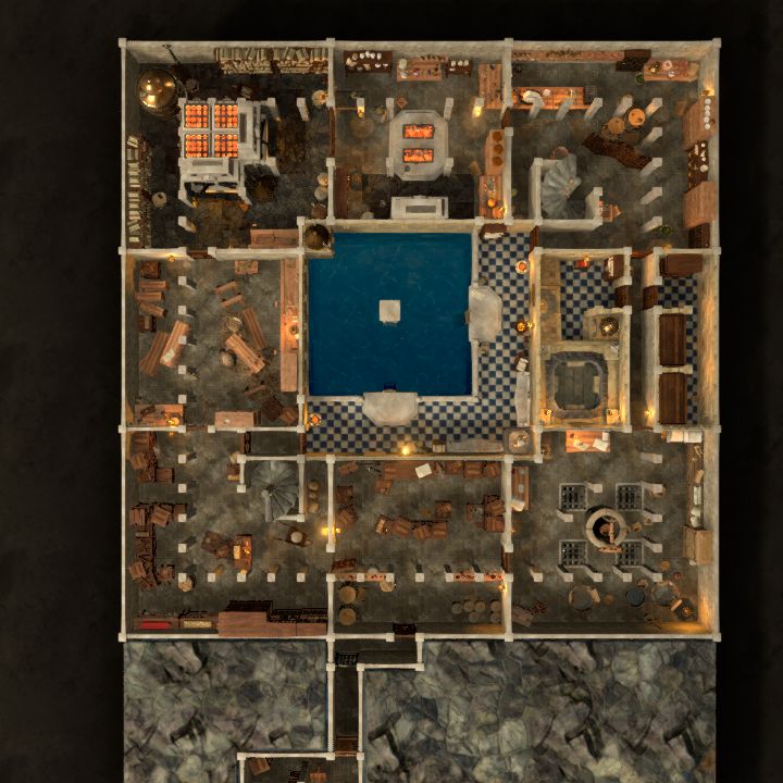 Lakeside Parlour Mansion - basements