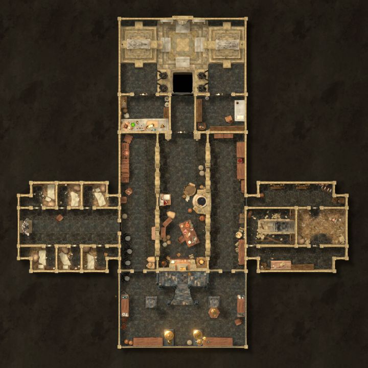 Vampire Manor - 1st underground level