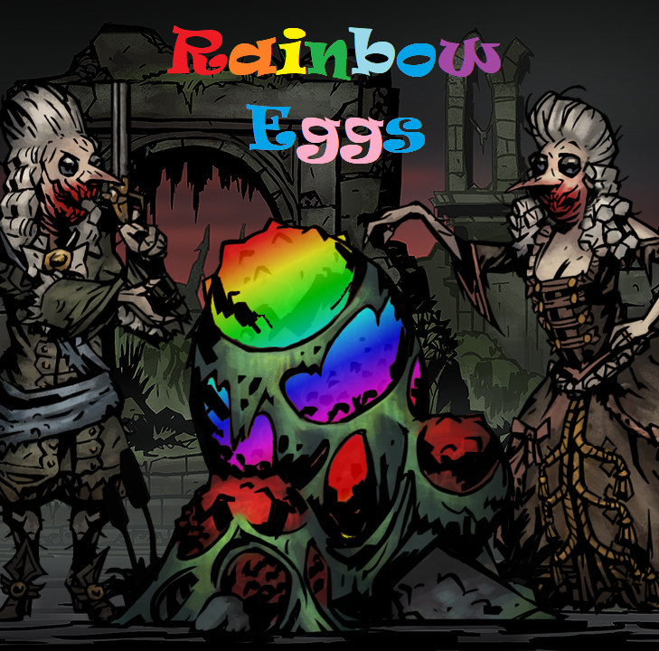 Rainbow Courtyard Eggs